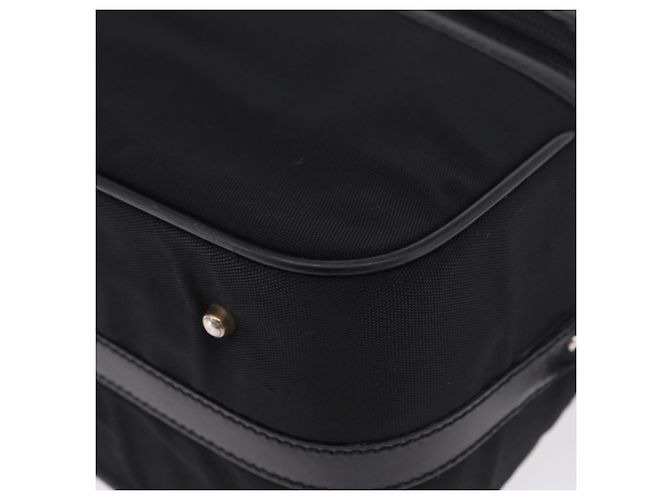 GUCCI Bamboo Vanity Hand Bag Nylon 2way Black Silver 013 2490 - vista 19