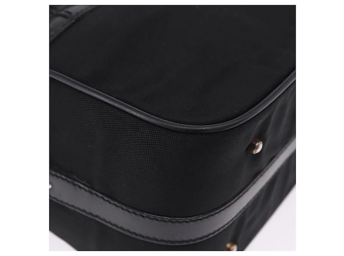GUCCI Bamboo Vanity Hand Bag Nylon 2way Black Silver 013 2490 - vista 20