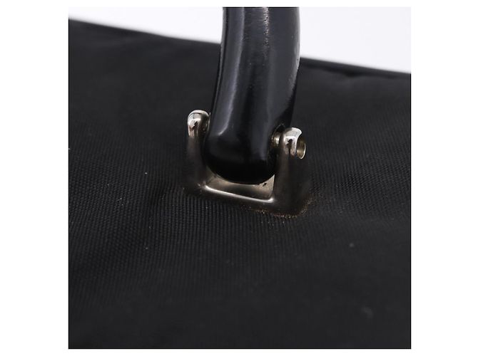 GUCCI Bamboo Vanity Hand Bag Nylon 2way Black Silver 013 2490 - vista 25