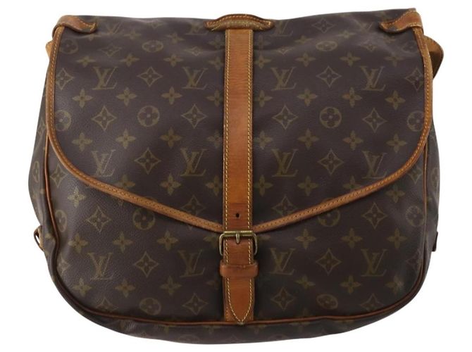 LOUIS VUITTON Monogram Saumur 35 Shoulder Bag M42254 LV - vista 13