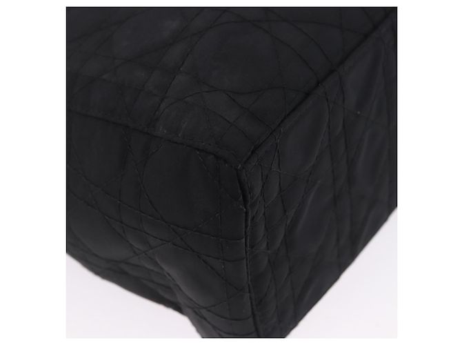 Christian Dior Lady Dior Canage Hand Bag Nylon Black Silver - vista 15
