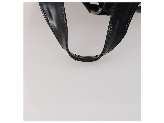 GUCCI Backpack Patent Black Silver - vista 7