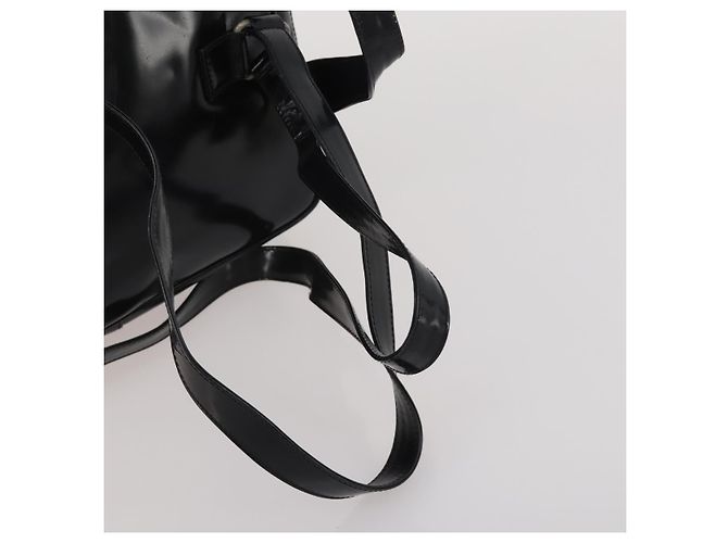 GUCCI Backpack Patent Black Silver - vista 8