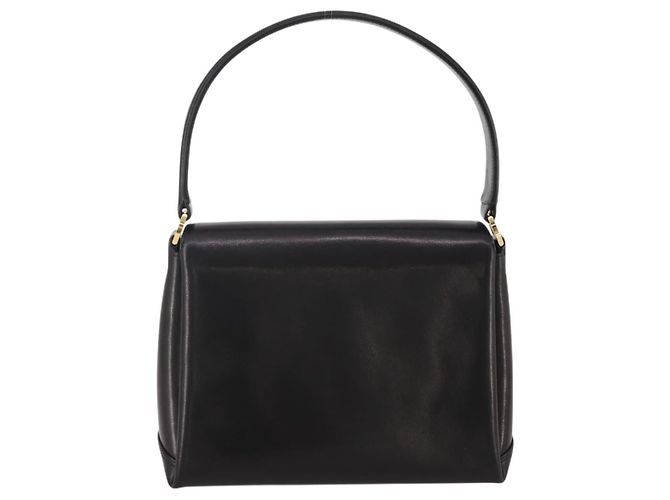 GUCCI Handtasche Leder Schwarz Gold - Ansicht 2