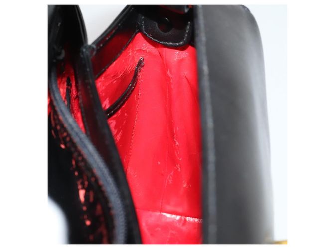 GUCCI Handtasche Leder Schwarz Gold - Ansicht 22