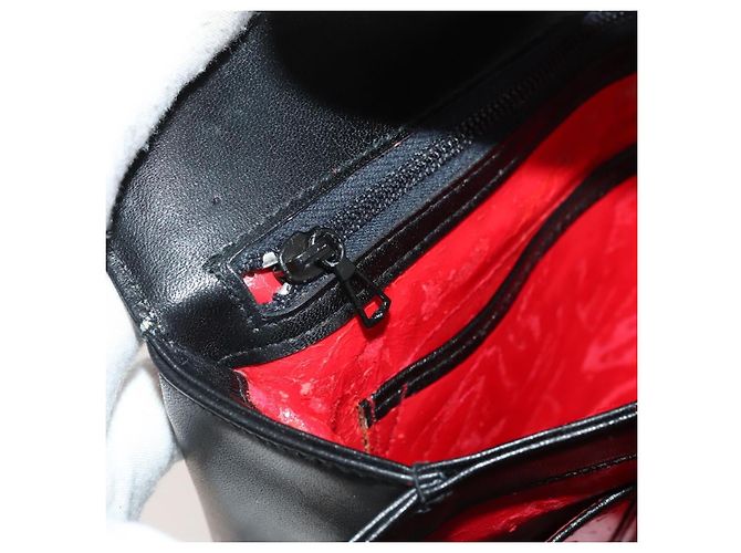 GUCCI Handtasche Leder Schwarz Gold - Ansicht 27