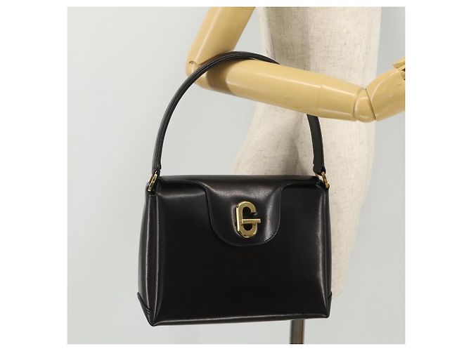 GUCCI Handtasche Leder Schwarz Gold - Ansicht 29