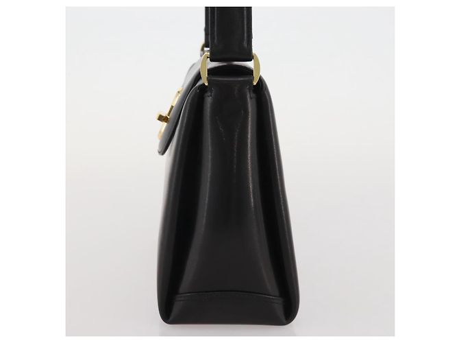 GUCCI Handtasche Leder Schwarz Gold - Ansicht 3