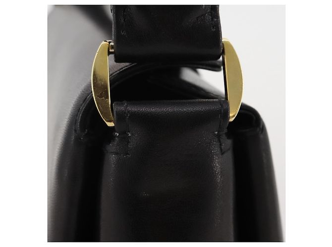 GUCCI Handtasche Leder Schwarz Gold - Ansicht 5