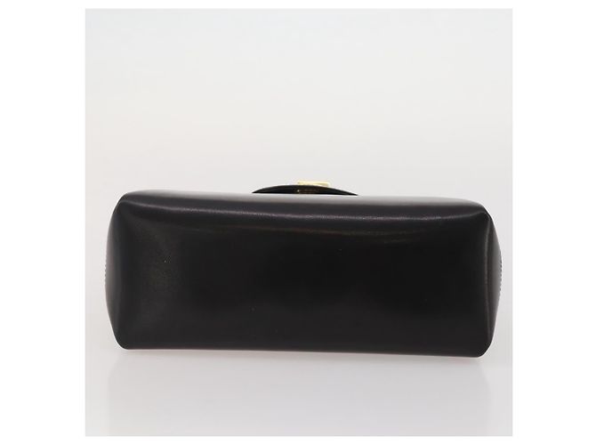 GUCCI Handtasche Leder Schwarz Gold - Ansicht 6
