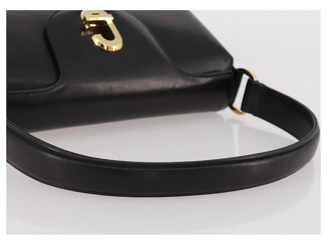 GUCCI Handtasche Leder Schwarz Gold - Ansicht 8