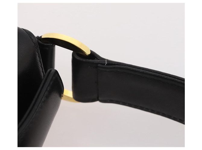 GUCCI Handtasche Leder Schwarz Gold - Ansicht 9