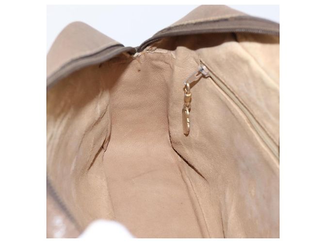 GUCCI GG Supreme Shoulder Bag PVC Beige Gold - vista 22