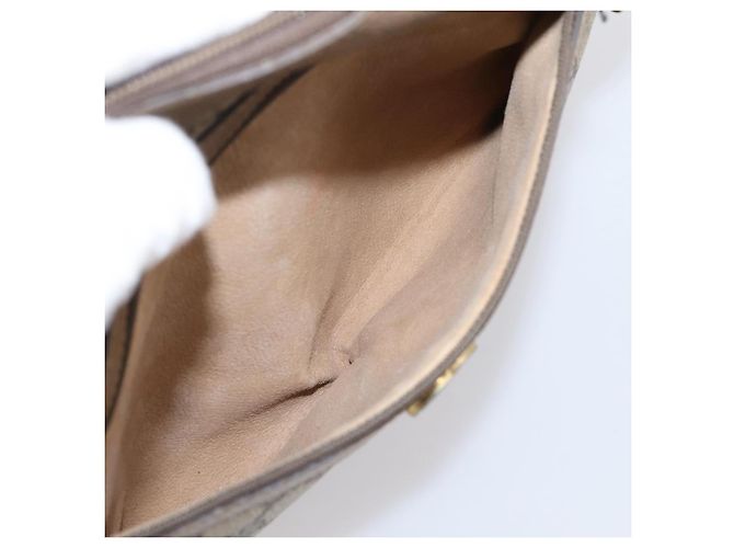 GUCCI GG Supreme Shoulder Bag PVC Beige Gold - vista 25