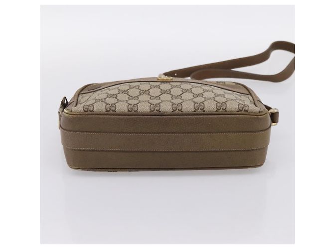 GUCCI GG Supreme Shoulder Bag PVC Beige Gold - vista 5