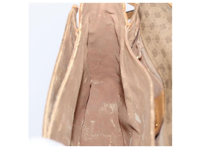 GUCCI Micro GG Supreme Shoulder Bag PVC Beige Gold 001 14 0712 - vista 24
