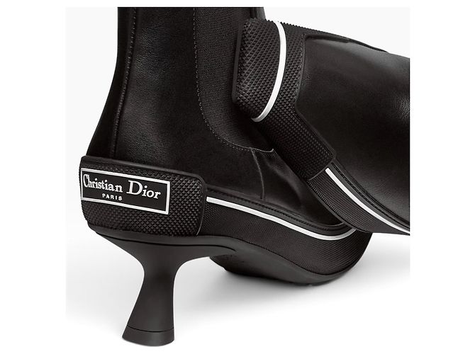 Christian Dior Stivaletti D-Motion Pelle Nera Nero - vista 2