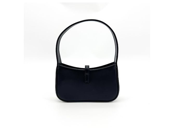 Autre Marque Saint Laurent Le 5 a 7 Hobo Leather Mini Negro - vista 2