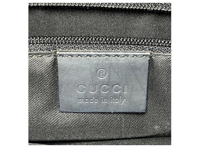 Bamboo Gucci Shopper-Bag aus schwarzem Nylon - Ansicht 4
