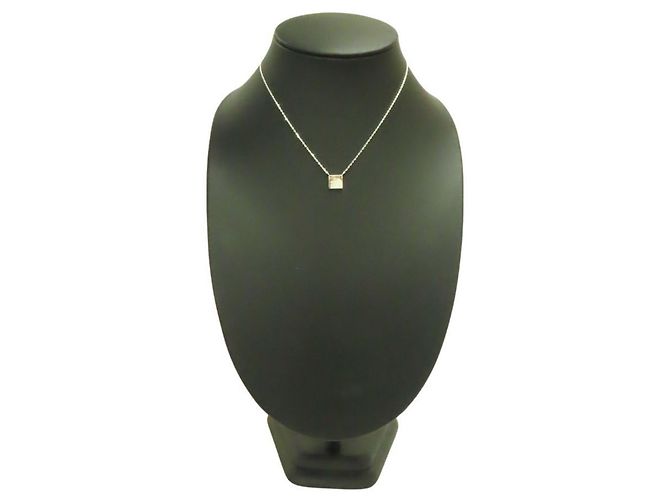 Collana Gucci con placca quadrata in Argento 925 - vista 11