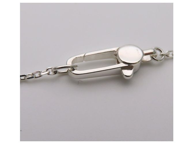 Collana Gucci con placca quadrata in Argento 925 - vista 9