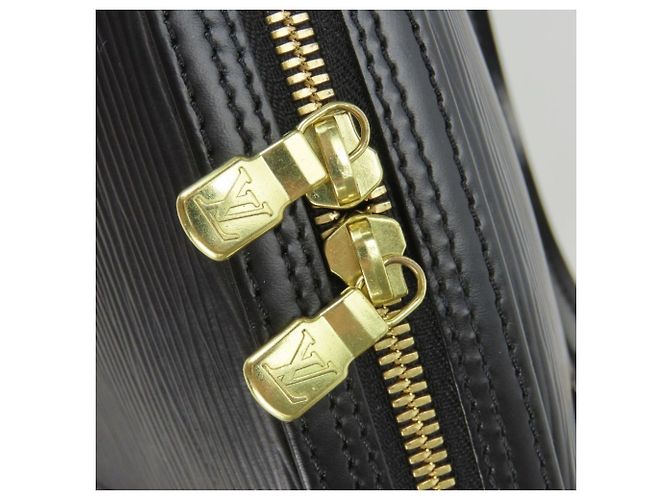 Louis Vuitton Jasmine Handtasche aus Epi-Leder Noir Schwarz - Ansicht 10