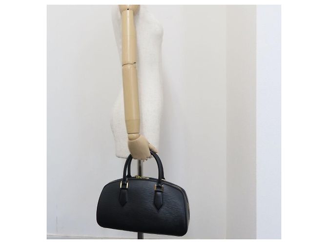 Louis Vuitton Jasmine Handtasche aus Epi-Leder Noir Schwarz - Ansicht 22