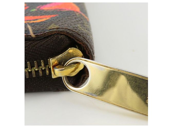 Portamonete Louis Vuitton Monogram Rose Marrone - vista 10