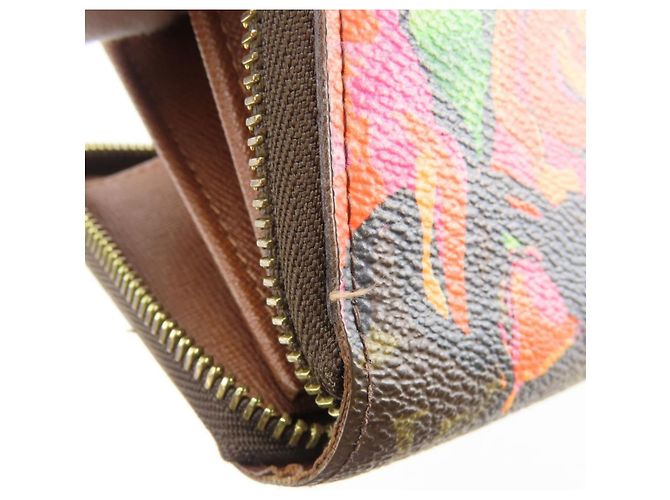 Portamonete Louis Vuitton Monogram Rose Marrone - vista 12