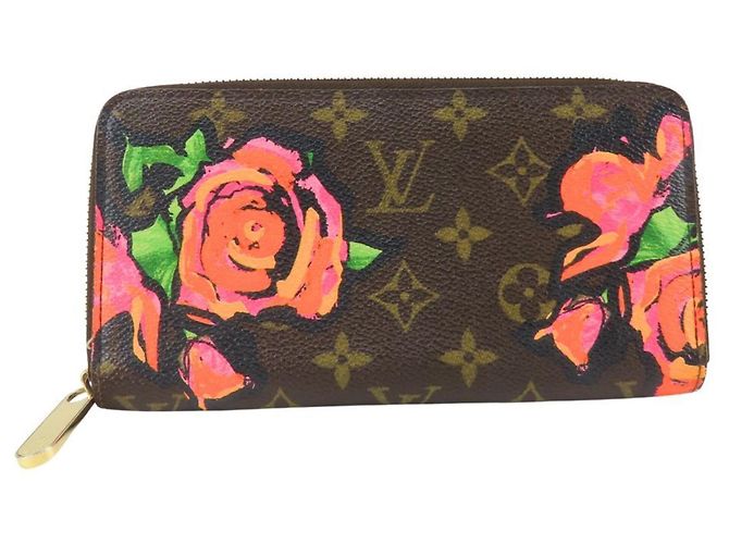 Portamonete Louis Vuitton Monogram Rose Marrone - vista 2