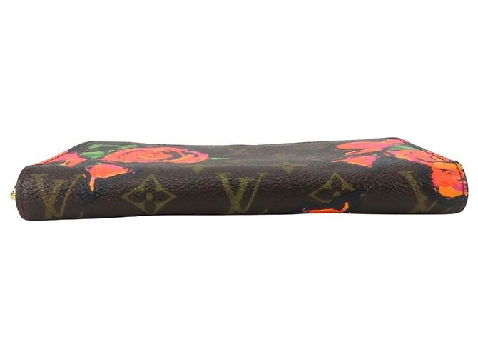 Portamonete Louis Vuitton Monogram Rose Marrone - vista 4