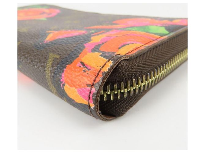 Portamonete Louis Vuitton Monogram Rose Marrone - vista 6