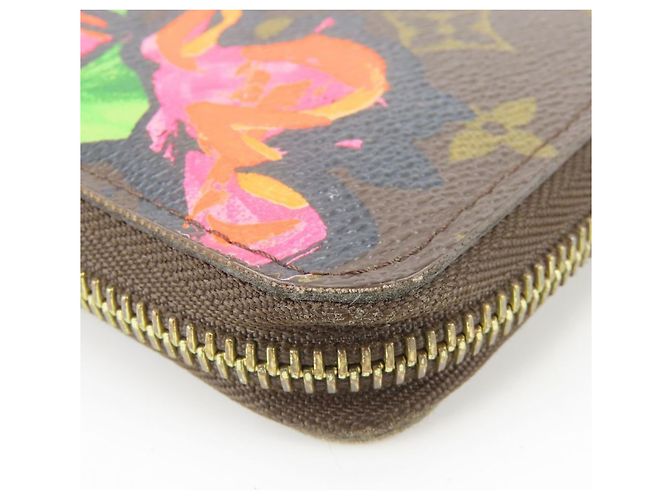 Portamonete Louis Vuitton Monogram Rose Marrone - vista 7