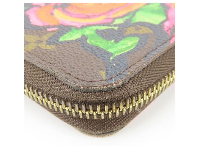Portamonete Louis Vuitton Monogram Rose Marrone - vista 8