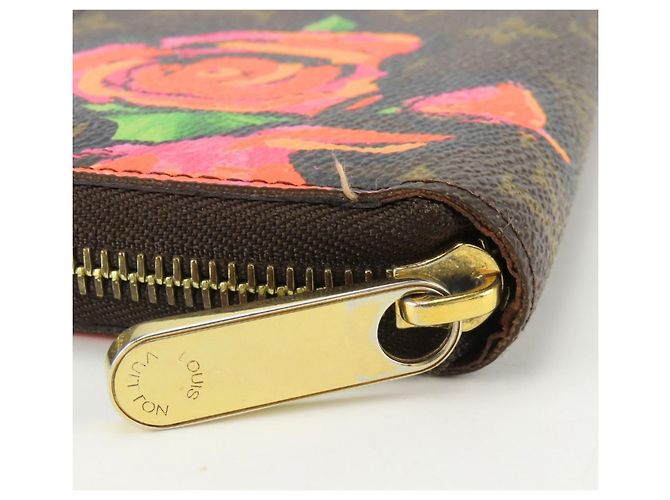 Portamonete Louis Vuitton Monogram Rose Marrone - vista 9