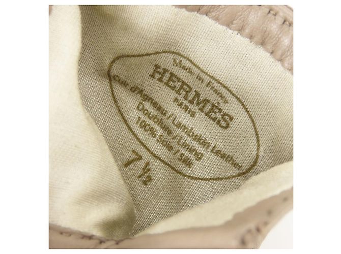 Hermès Hermes Kelly Handschuhe in Grayish Taupe Grau - Ansicht 10