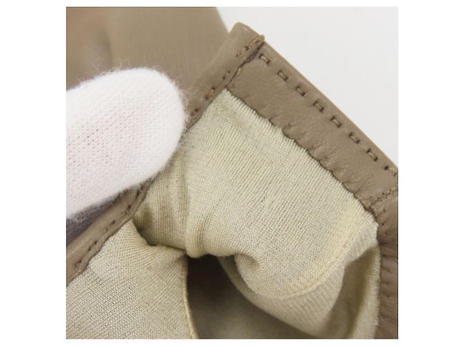 Hermès Hermes Kelly Handschuhe in Grayish Taupe Grau - Ansicht 9