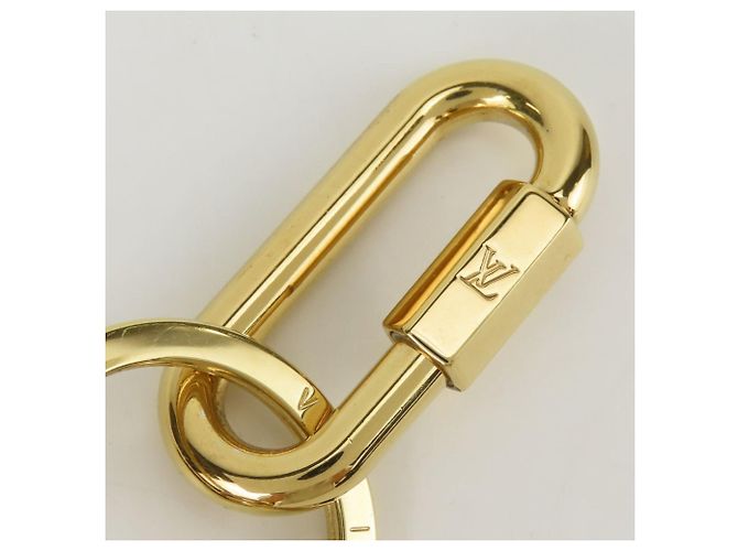 Chaveiro Charm Louis Vuitton Dourado Azul marinho - vista 11