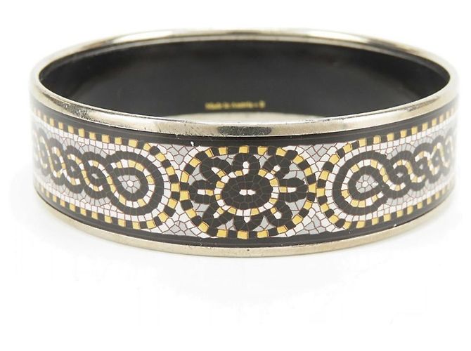 Hermès Bracciale in smalto multicolore Hermes - vista 5