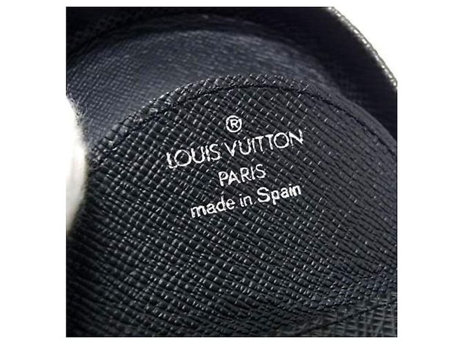 Louis Vuitton Taiga Münzbeutel aus Ardoise Leder - Ansicht 6