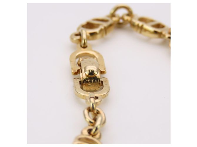 Christian Dior Gold Charm Armband Golden - Ansicht 7