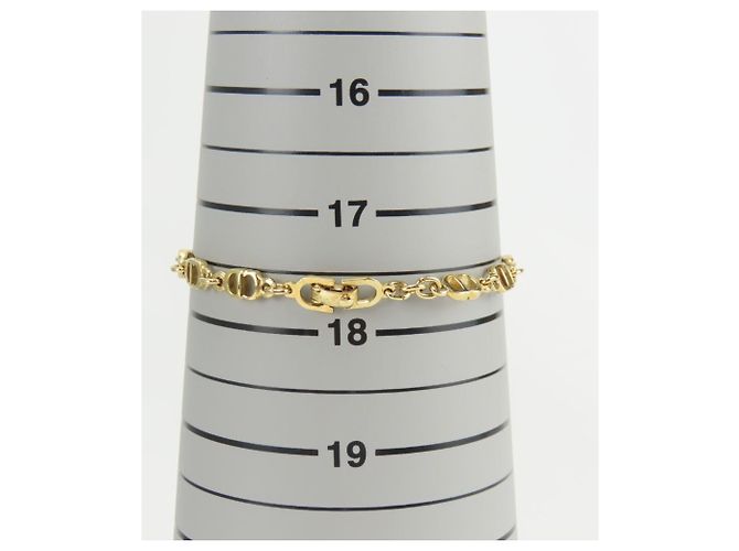 Christian Dior Gold Charm Armband Golden - Ansicht 8