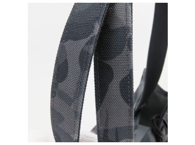 Bolsa de Ombro Coach Lexi CCD11 em Lona Camuflada e Couro Marrom Preto Verde - vista 13