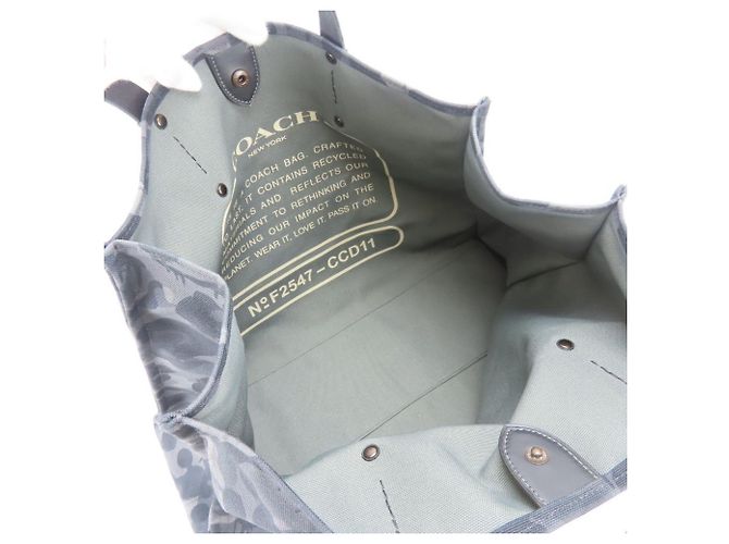 Bolsa de Ombro Coach Lexi CCD11 em Lona Camuflada e Couro Marrom Preto Verde - vista 16