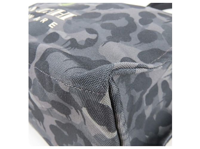 Bolsa de Ombro Coach Lexi CCD11 em Lona Camuflada e Couro Marrom Preto Verde - vista 6
