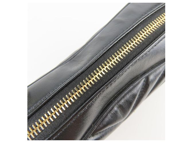 Borsa a tracolla in pelle nera Yves Saint Laurent Nero - vista 11
