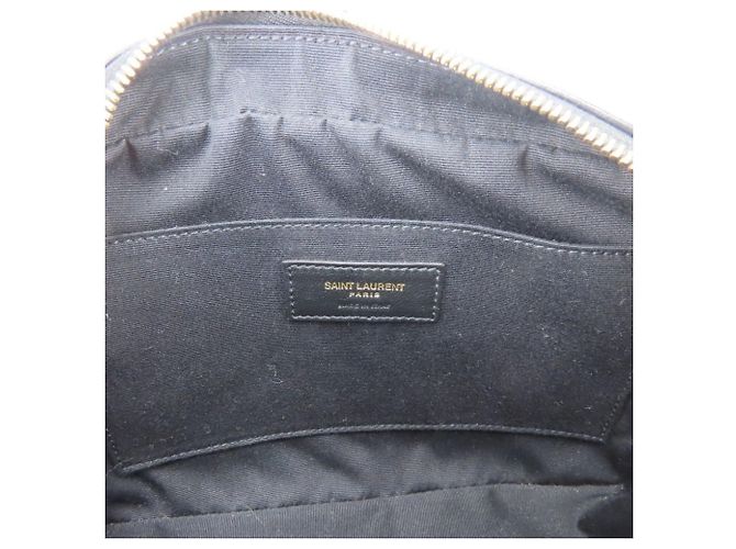 Borsa a tracolla in pelle nera Yves Saint Laurent Nero - vista 13