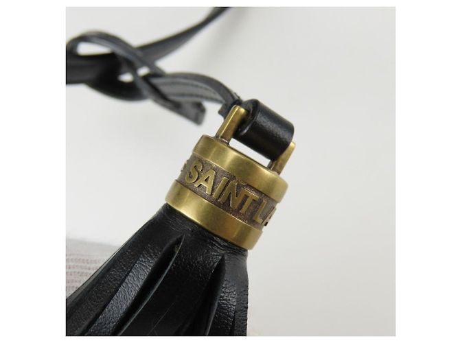 Borsa a tracolla in pelle nera Yves Saint Laurent Nero - vista 20