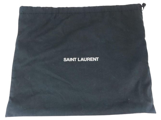 Borsa a tracolla in pelle nera Yves Saint Laurent Nero - vista 26