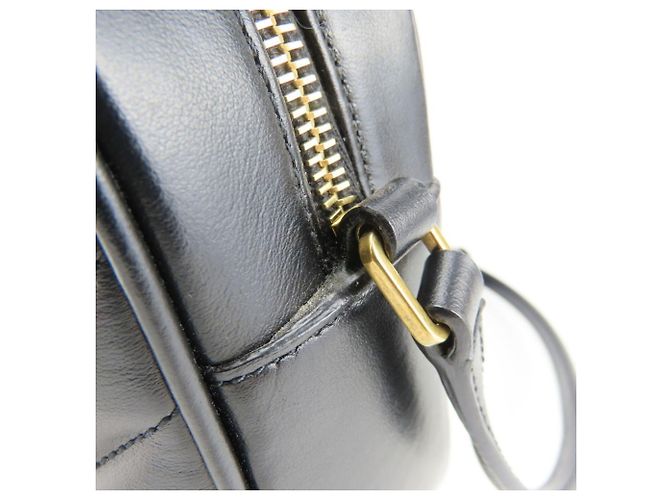 Borsa a tracolla in pelle nera Yves Saint Laurent Nero - vista 9